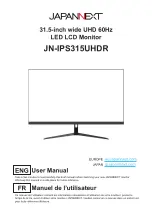 JAPANNEXT JN-IPS315UHDR User Manual preview