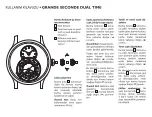 Предварительный просмотр 11 страницы Jaquet Droz GRANDE SECONDE DUAL TIME Instructions For Use Manual