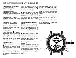 Preview for 4 page of Jaquet Droz THE ECLIPSE Instructions For Use Manual