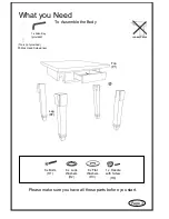 Предварительный просмотр 3 страницы Jar Furniture BEGA Assembly Instructions