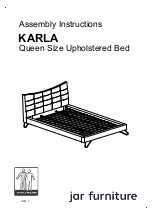 Jar Furniture KARLA Assembly Instructions Manual preview