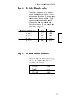 Preview for 13 page of JARLTECH 1210 Series Operation Manual