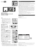 Jasco UltraPro Quick Start Manual preview