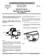 Preview for 1 page of Jason International MicroSilk Assembly