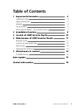 Preview for 3 page of Jaspi Inverter Nordic 8 User Manual