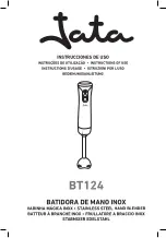 Jata BT124 Instructions Of Use предпросмотр