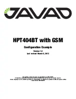 Javad HPT404BT JL Configuration Example preview