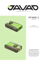 Javad HPT404BT JL User Manual preview
