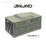 Javad TRIUMPH-3 Start Manual preview