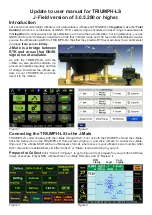 Preview for 1 page of Javad TRIUMPH-LS Update To User Manual