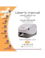 Preview for 1 page of Javelin J210i User Manual