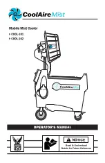 Jaybird CoolAireMist COOL-101 Operator'S Manual предпросмотр