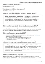 Preview for 6 page of Jaybird freedom Faq