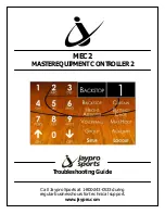 Jaypro Sports MEC2 Troubleshooting Manual preview