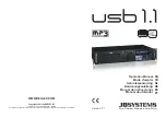 JB Systems USB 1.1 Operation Manual предпросмотр