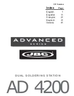 jbc AD 4200 Instructions Manual preview