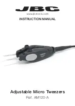 jbc AM120-A Instruction Manual предпросмотр