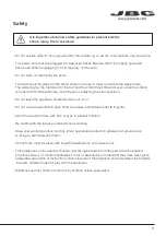 Предварительный просмотр 9 страницы jbc ATS Instruction Manual