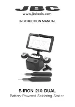 Предварительный просмотр 1 страницы jbc B-IRON 210 DUAL Instruction Manual