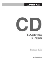Предварительный просмотр 1 страницы jbc CD Reference Manual