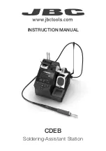 jbc CDEB Series Instruction Manual preview
