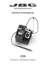 jbc CDS Instruction Manual предпросмотр