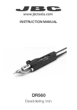 jbc DR560-A Instruction Manual preview