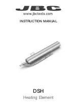 jbc DSH Instruction Manual preview