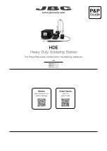 Предварительный просмотр 1 страницы jbc HDE-9E Manual