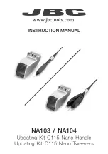 Preview for 1 page of jbc NA103 Instruction Manual