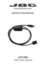 jbc UC1000 Instruction Manual предпросмотр