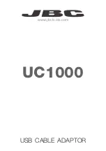 jbc UC1000 Quick Start Manual preview