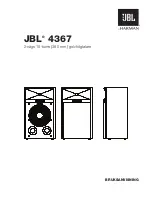 Предварительный просмотр 81 страницы JBL 4367 Owner'S Manual