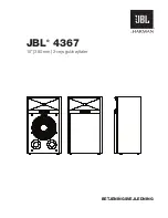 Предварительный просмотр 89 страницы JBL 4367 Owner'S Manual