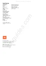 Предварительный просмотр 6 страницы JBL ARC SUB10 Simple Setup Manual