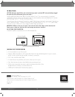 Preview for 6 page of JBL Arena 180 User Manual