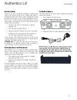 Предварительный просмотр 3 страницы JBL Authentics L8 Owner'S Manual