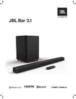 JBL Bar 3.1 Owner'S Manual preview