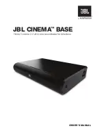 JBL CINEMA BASE Owner'S Manual preview