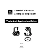 JBL Control 24C Micro Application Manual preview