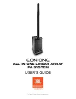 JBL EON ONE User Manual preview