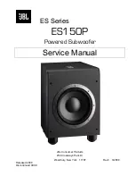 JBL ES150P Service Manual предпросмотр