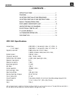 Preview for 2 page of JBL Grand Touring Series GTO3501 Service Manual