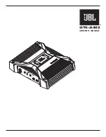 JBL GT5-A402 Owner'S Manual preview