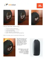 Предварительный просмотр 4 страницы JBL Horizon 2 Quick Start Manual