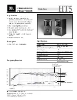 JBL HT5 Specifications preview