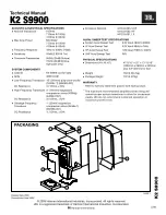 JBL K2 S9900 Technical Manual preview