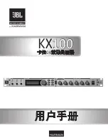 Preview for 35 page of JBL KX100 Owner'S Manual