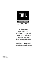 Предварительный просмотр 44 страницы JBL KX200 Owner'S Manual