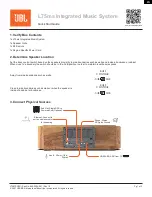 Preview for 1 page of JBL L75ms Quick Start Manual